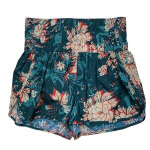 Free People FP Movement The Way Home Shorts L Empire Jewel Floral Pickleball